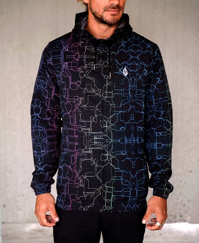 Weekend Deals That Thrill Manhattan Rainbow Windbreaker by Glass Crane