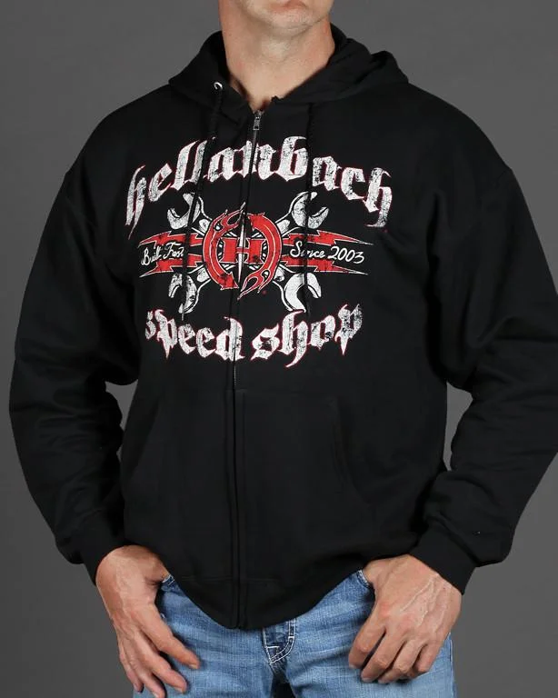 Super Bargain Speed Shop Zip-Up Hoodie