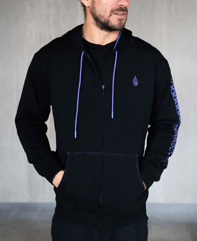 Year-End Deals Purple Reign Reversible Hoodie by Stephen Kruse
