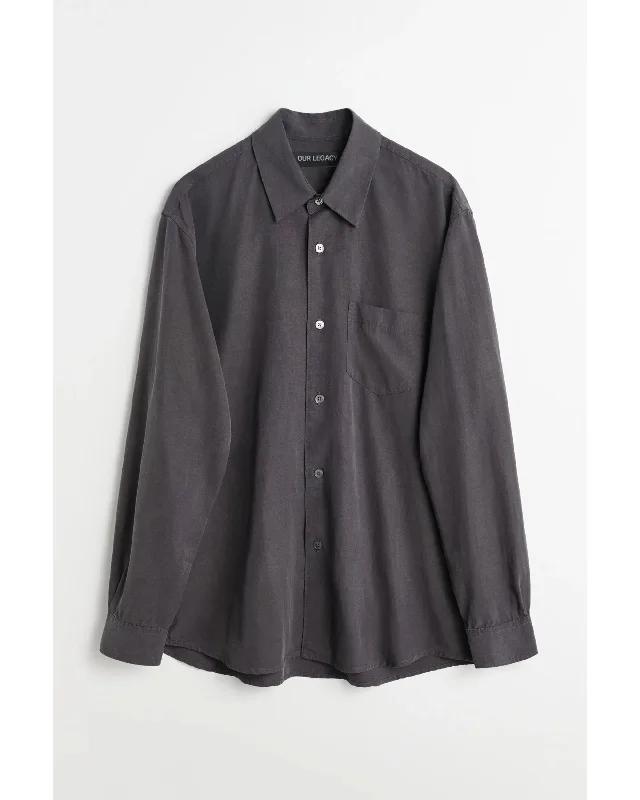 Reduced Rates INITIAL SHIRT  Ash Grey Liquid Lyocell