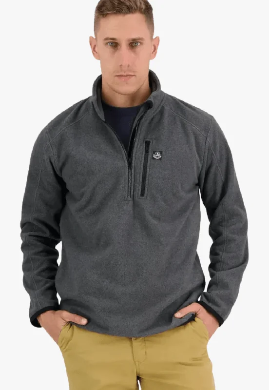 Value Pack Swanndri Mens Ferrymead V2 Zip Neck Jumper