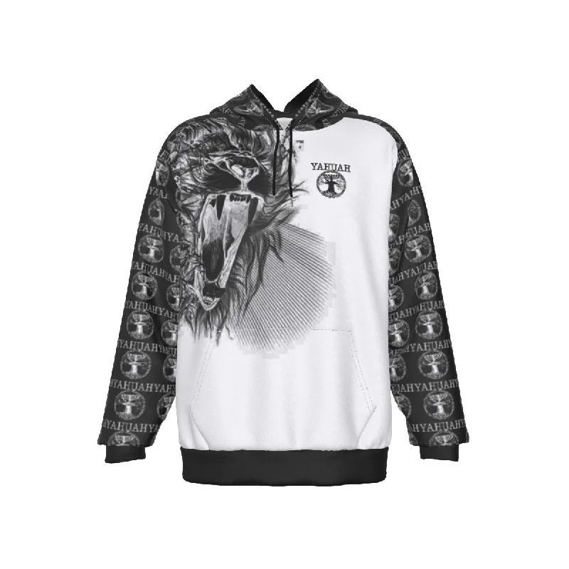 Weekend Offers That Delight Yahuah-Tree of Life 02-06 Yin Yang Men's Designer Raglan Pullover Hoodie