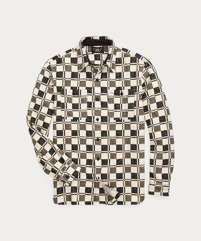 Weekend Discounts to Indulge In CODY WS-LONG SLEEVE-SPORT SHIRT CTN JACQUARD PLAID