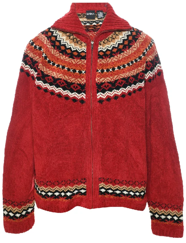 Mega Discount Red Cardigan - XL