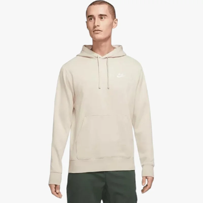 Nike Mens Full Zip Hoodie Beige Cream