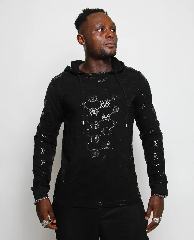 Daily Special MENS FUTURE HOODIE TOXIC MONOGRAM
