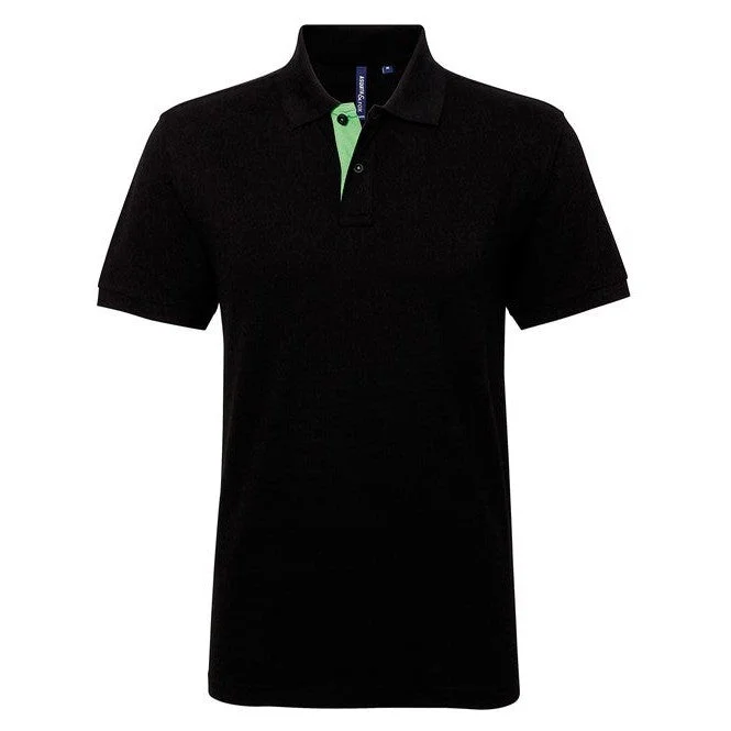 Low Price Asquith & Fox Men's Classic Fit Contrast Polo