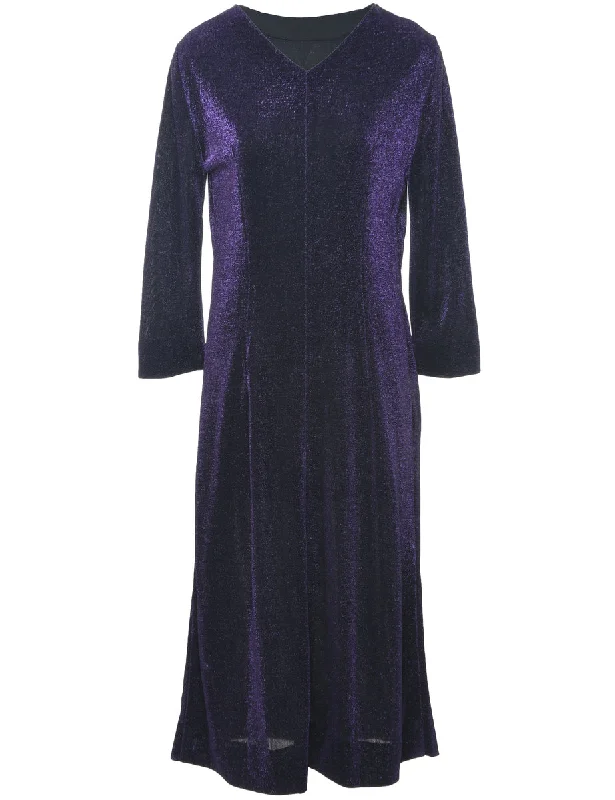 Weekend Deals That Amaze Purple Evening Dress - M