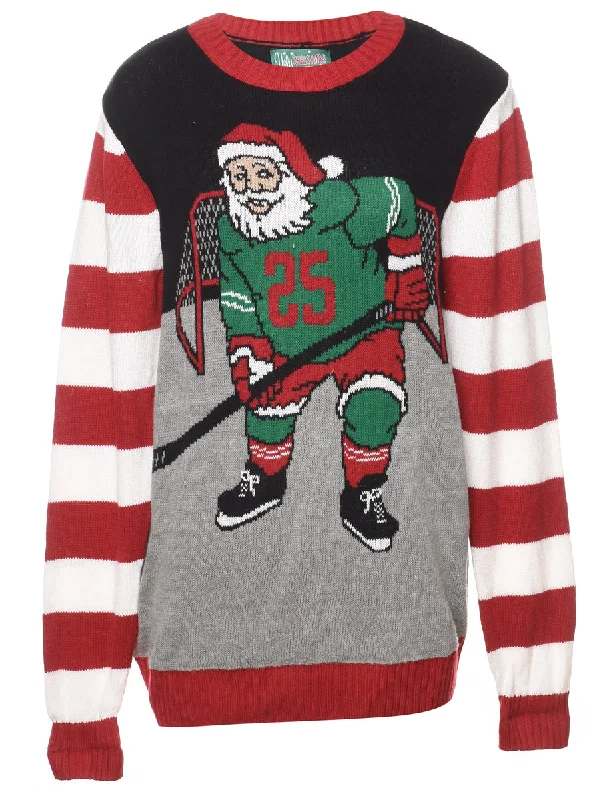 Santa Claus Christmas Jumper - S