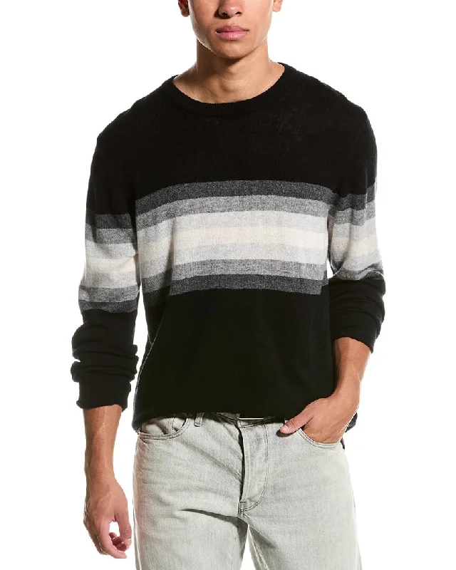 Brodie Cashmere Wool & Cashmere-Blend Blake Stripe Jumper