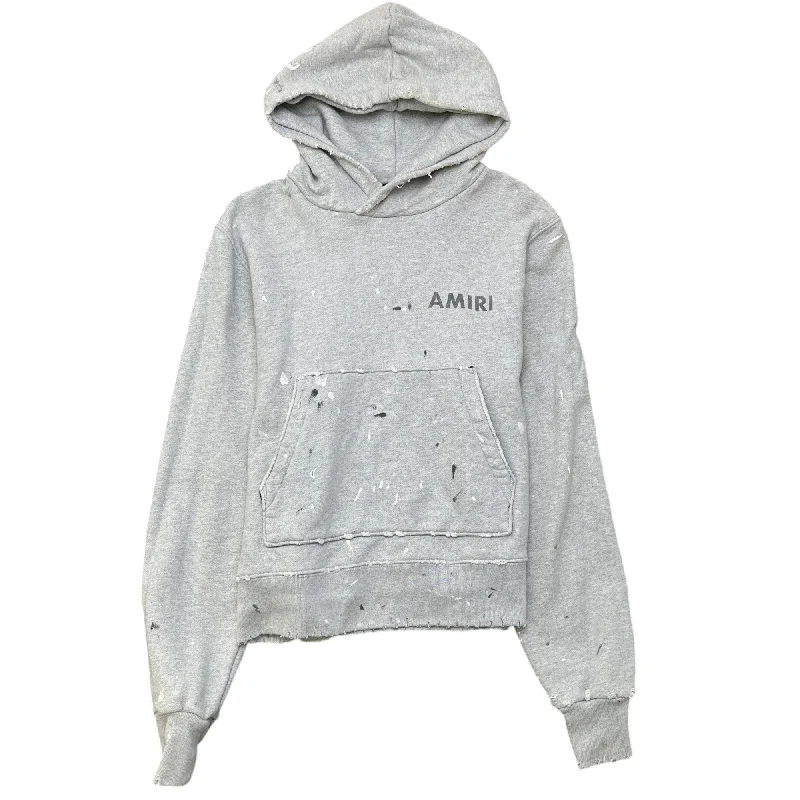 Super Sale Men's Army Paint Hoodie Grey Size XS