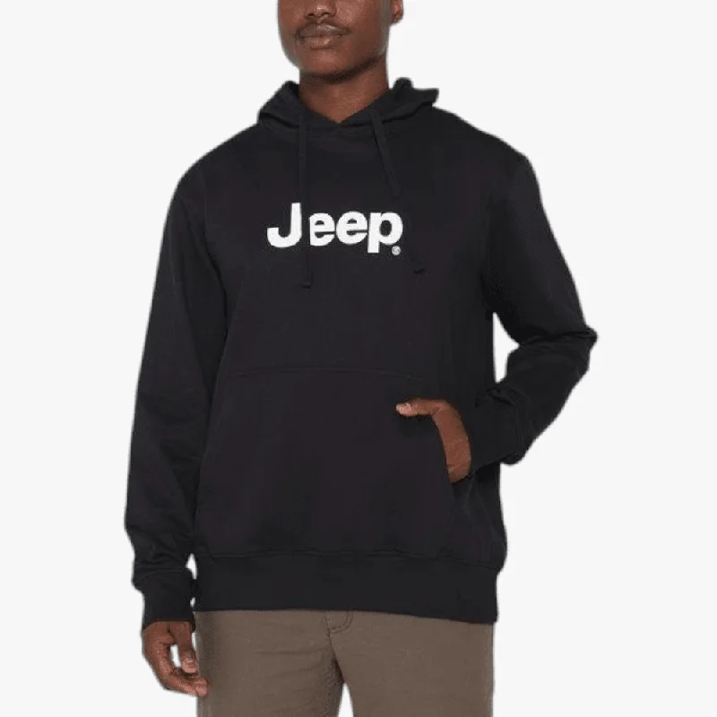 Jeep Mens Icon Pullover Hoodie Black