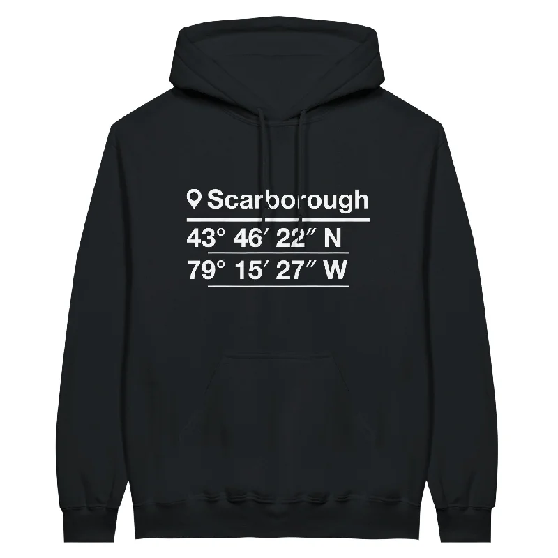 Stock Clearance "Scarborough Centre Coordinates" Classic Unisex Pullover Hoodie