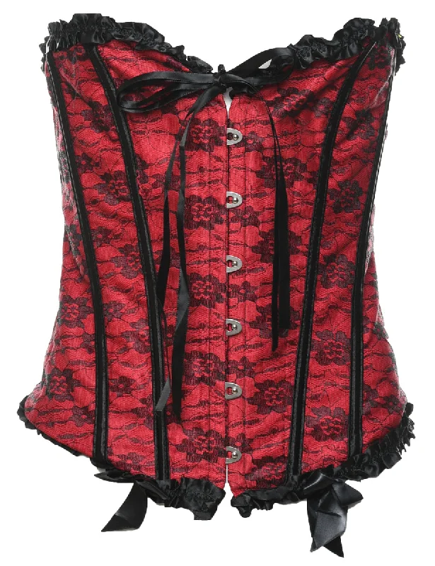 Flash Deal Red Bustier - M