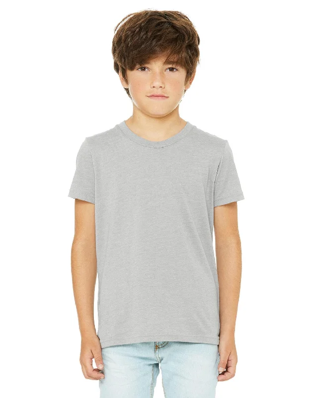 Bella+Canvas Youth Short Sleeve T-Shirt | Heather Stone