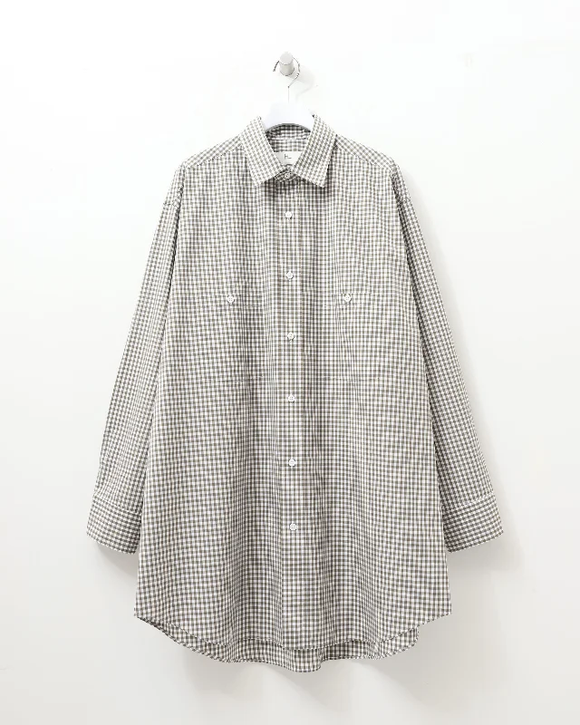 Weekend Offers That Thrill Suvin work shirt  OLIVE GINGHAM