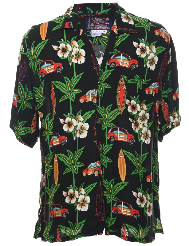 Short Sleeve Hawaiian Shirt - M