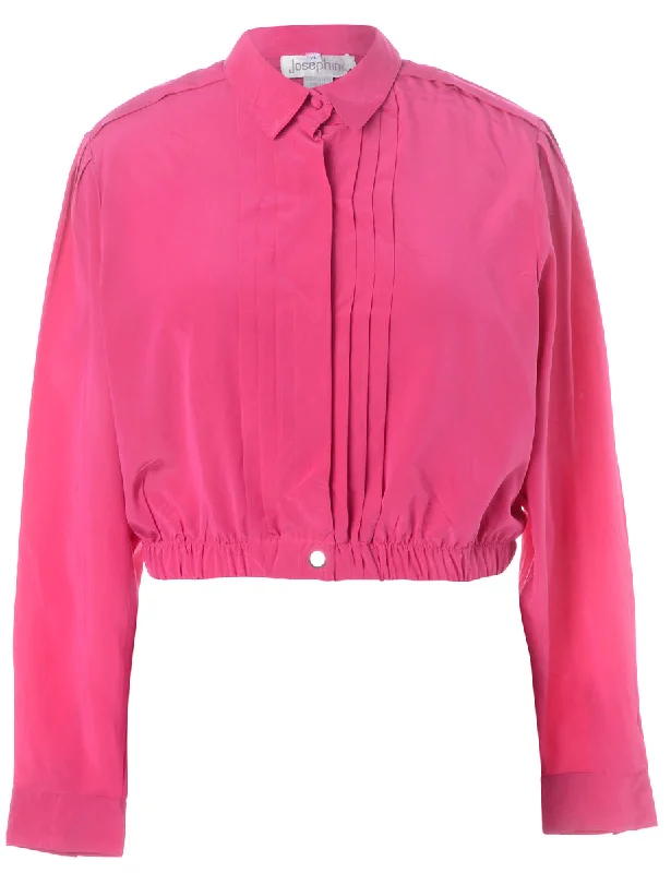 Fantastic Savings Reclaimed Pink Cropped Blouse