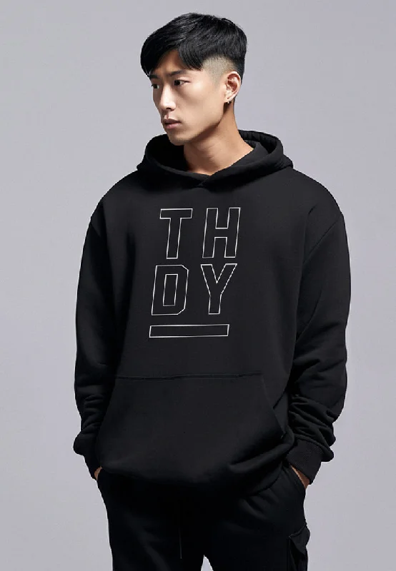 Buy Today MT871R Men Hoodie Fullover THDY Hitam