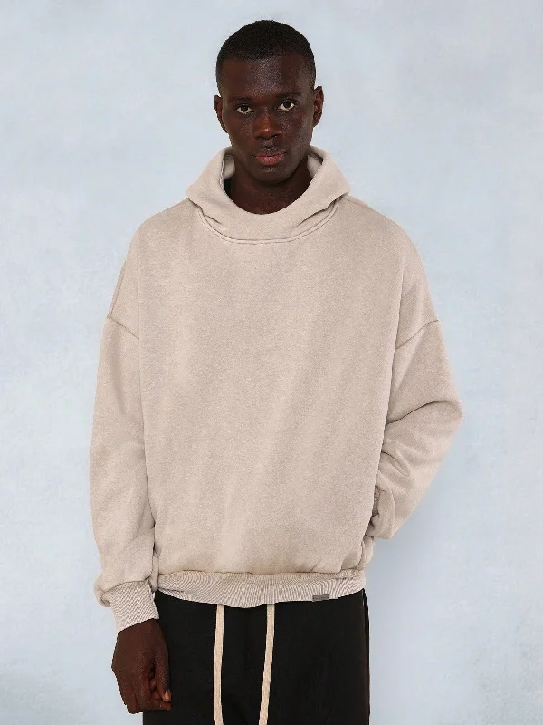 Weekend Shopping Extravaganza Overhead Washed Mock Neck Hoodie
