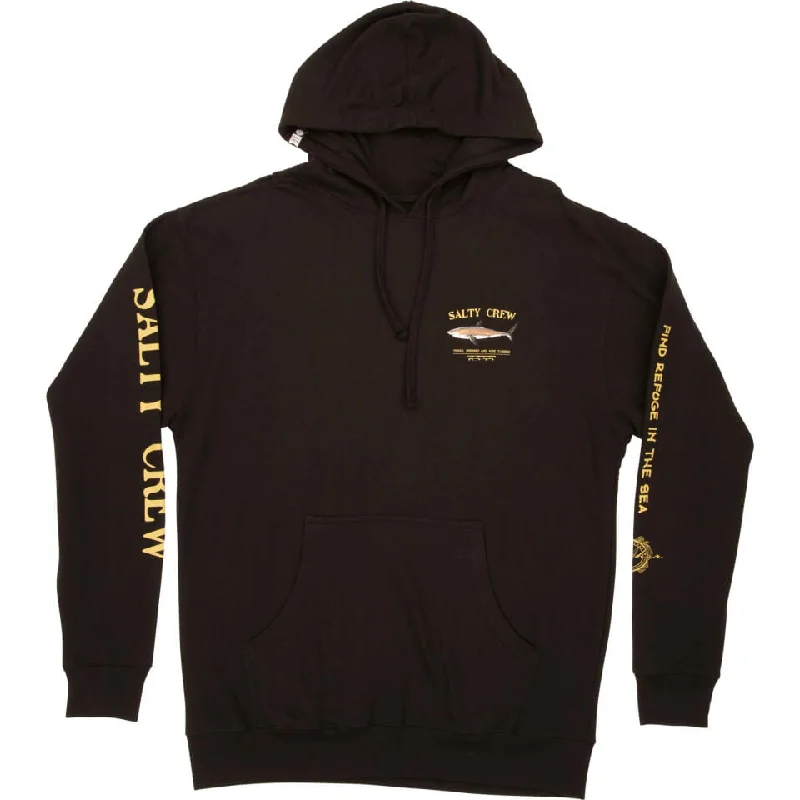 Super Savings Salty Crew Mens Bruce Hood Fleece - Black