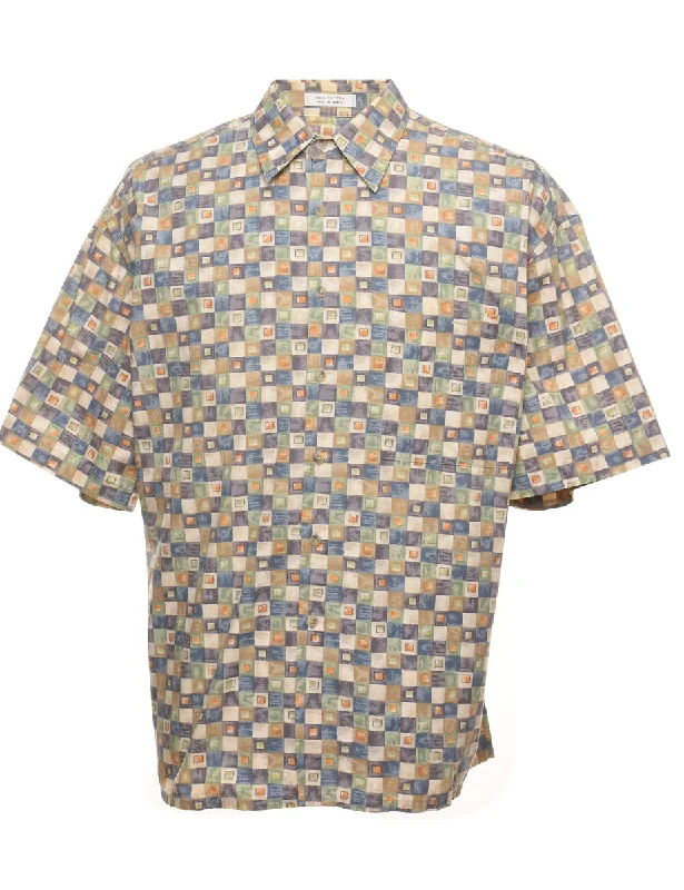 Top Pick Pierre Cardin Multi-Colour Geometric Print Shirt - XL