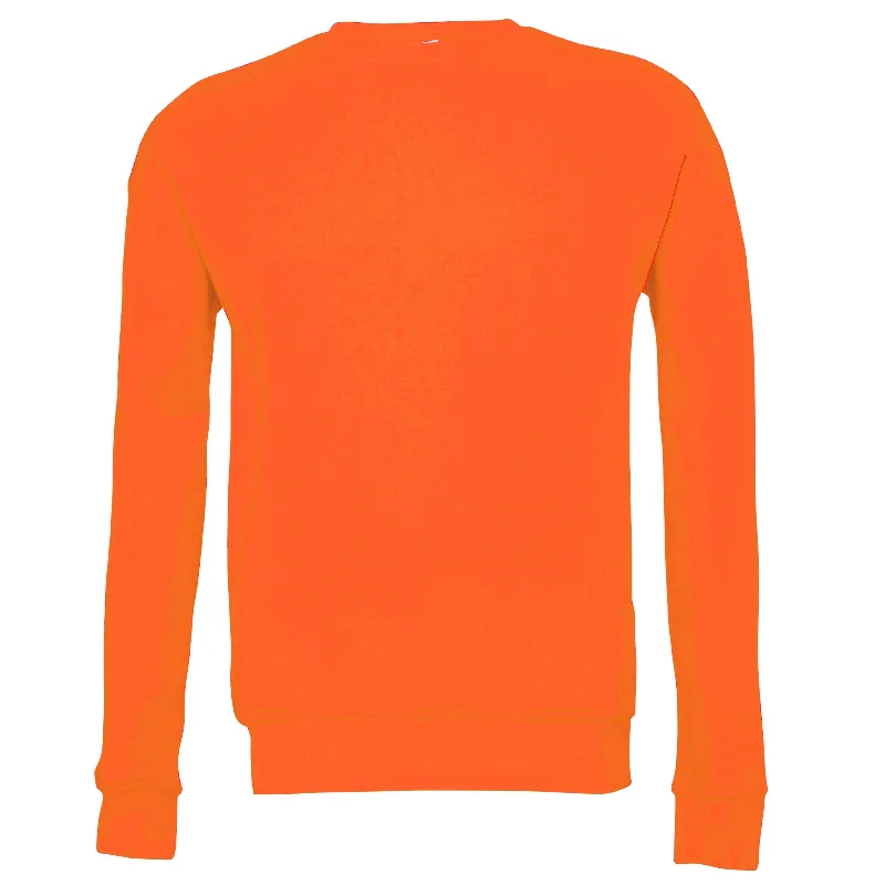Steals and Deals Bella Canvas Unisex Drop Shoulder Fleece - Orange