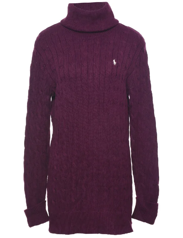 Weekend Deals That Please Ralph Lauren Turtleneck Jumper - L