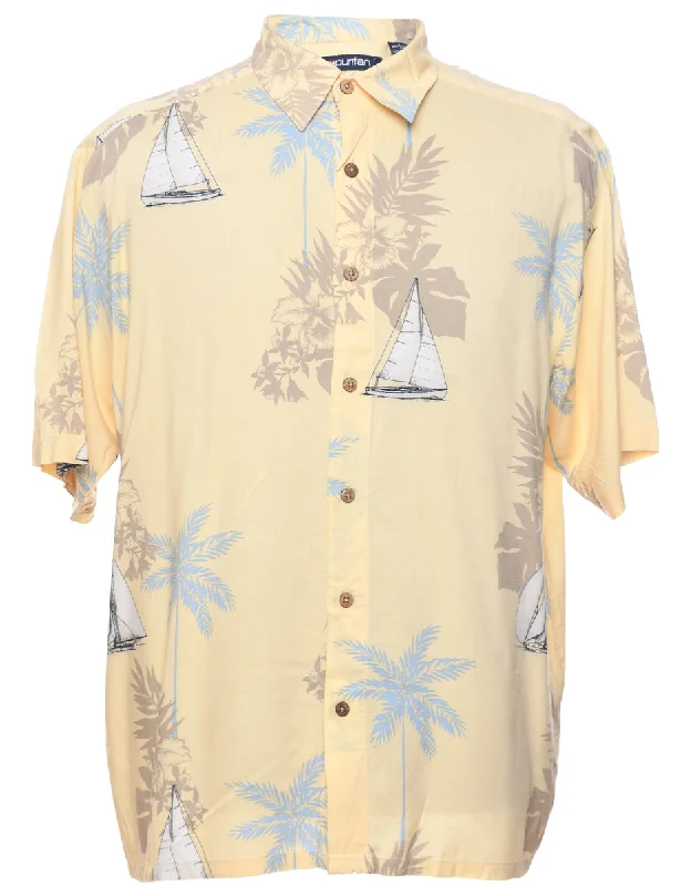 Super Sale Puritan Hawaiian Shirt - L