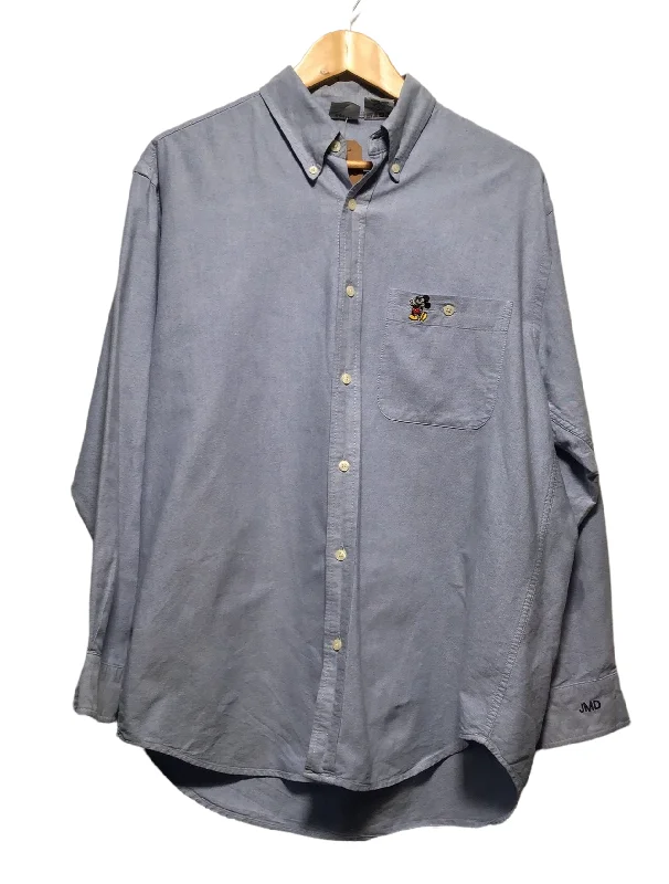 Quick Deals The Disney Catalog Mickey Mouse Embroidered Shirt (Size M)