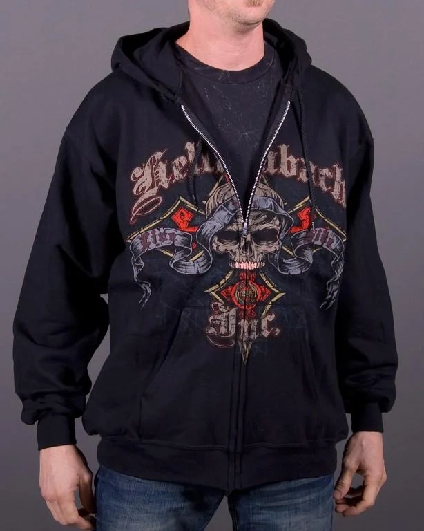 Steals and Deals Live to Ride Full-Zip Up Hoodie