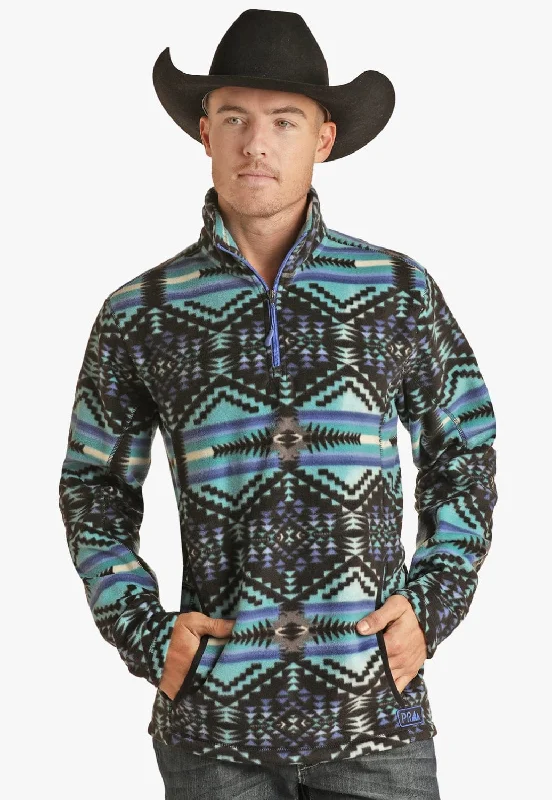 Weekend Offers That Dazzle Panhandle Mens Aztec Fleece Pullover