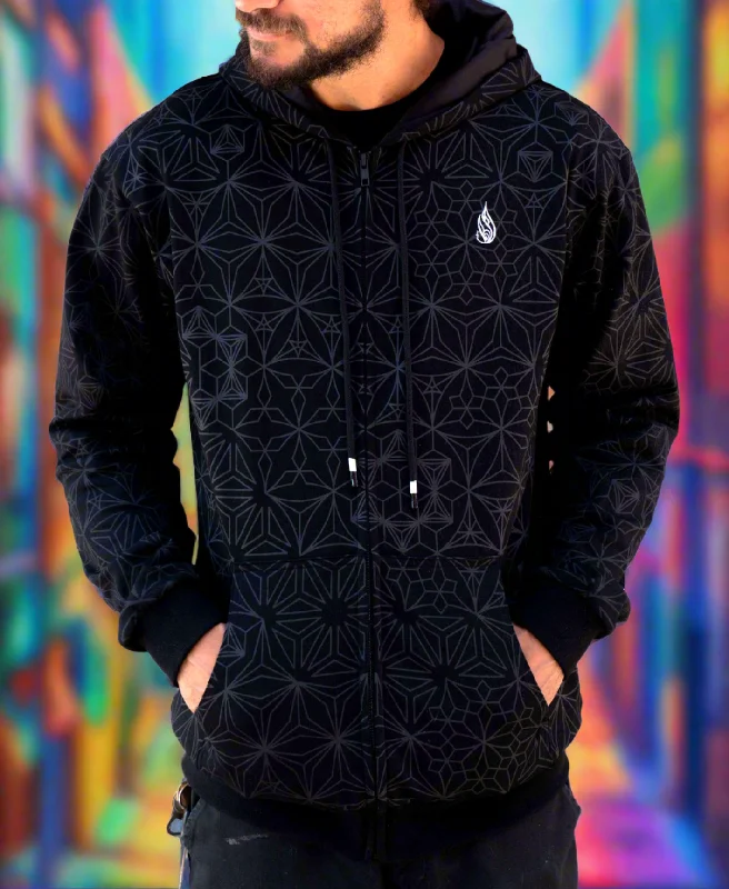 Weekend Specials to Cherish Ninja Zip Hoodie by Threyda