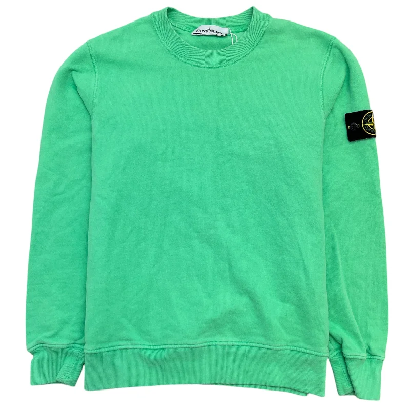 Weekend Savings Bonanza Men's Applique Logo Jumper Green Size S