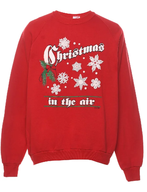 Weekend Savings Fiesta Red Christmas Sweatshirt - XL