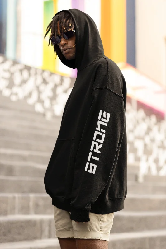Take Advantage Strong Premium Non Zipper Black Hoodie