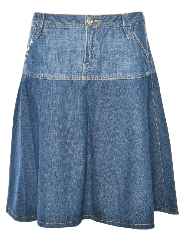 Skater Denim Skirt - M