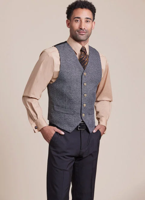 McCalls Men's Waistcoat & Shirt M8415