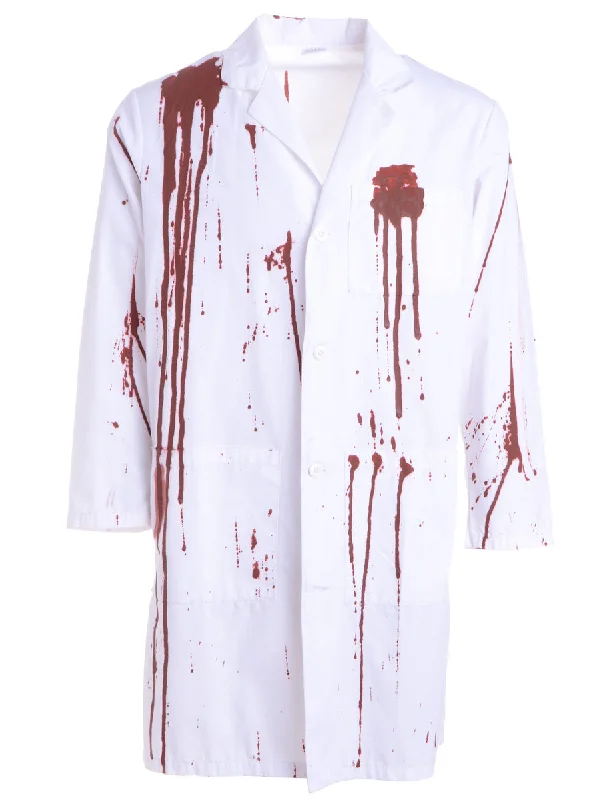 Don't Miss Out Reclaimed Bloody Halloween Doctors Coat