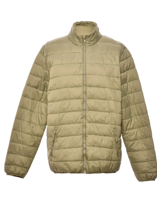 Low Price Puffer Beige Coat - L