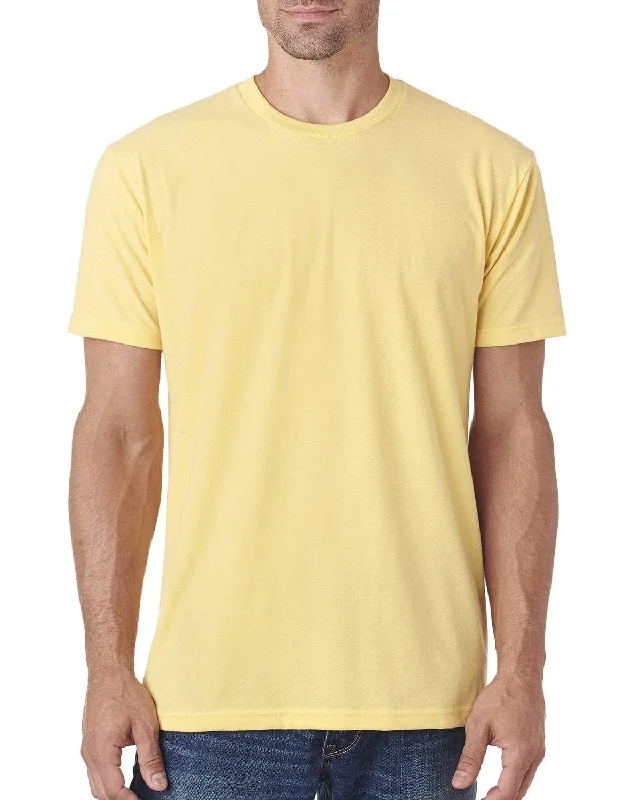 Weekend Shopping Made Better Next Level Mens Sueded T-Shirt | Banana Cream