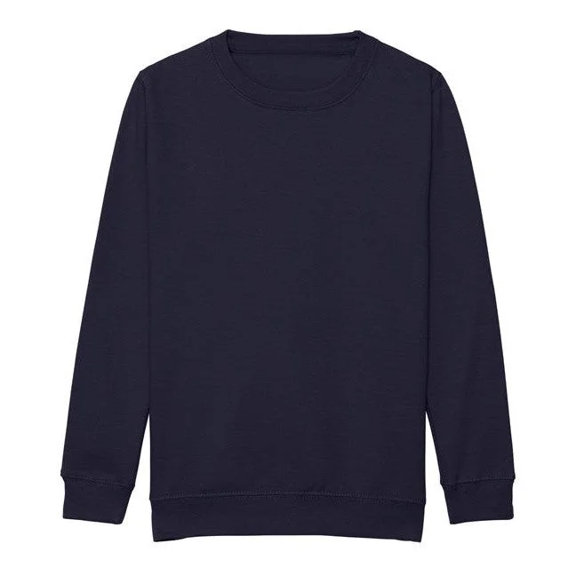Clearance Sale Awdis Just Hoods Kids Awdis Sweatshirt - New French Navy