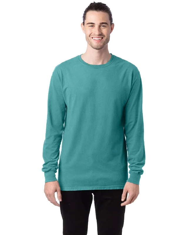 Weekend Discounts to Delight ComfortWash by Hanes Unisex 100% Ringspun Cotton Long Sleeve T-Shirt | Spanish Moss