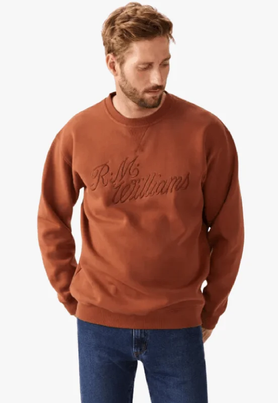Weekend Deals That Dazzle R.M. Williams Mens Script Crew