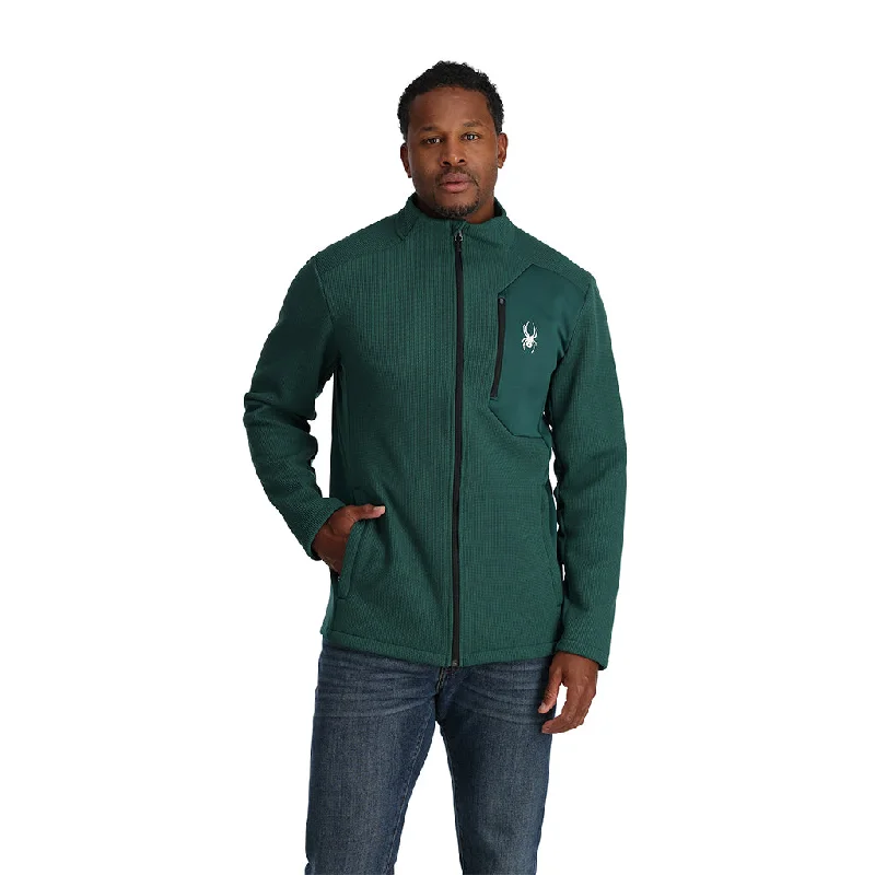 Quick Deals Mens Bandit Full Zip - Cypress Green