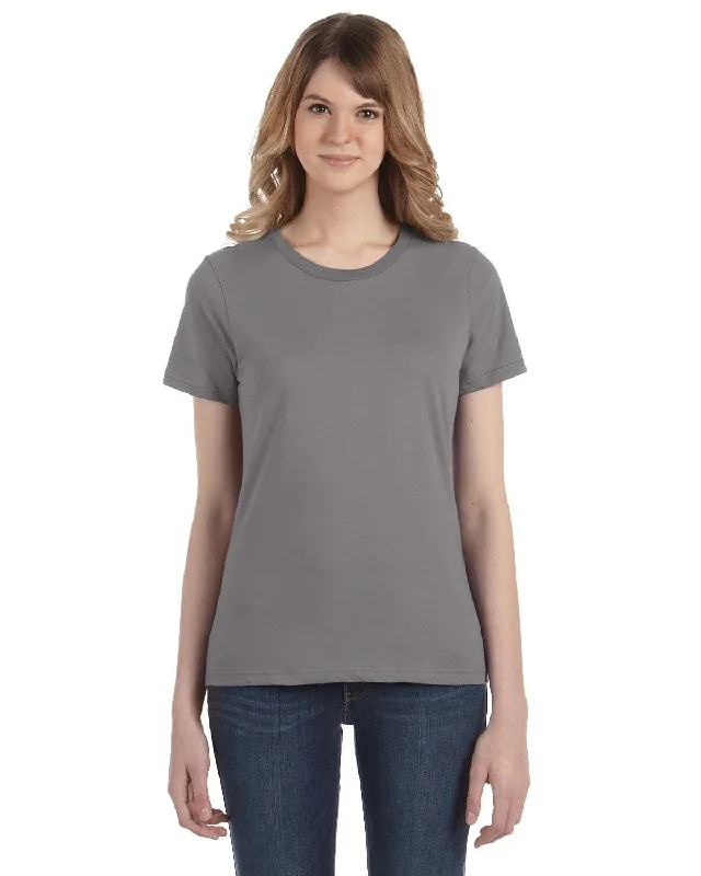 Anvil Ladies Fashion Fit T-Shirt | Storm Grey