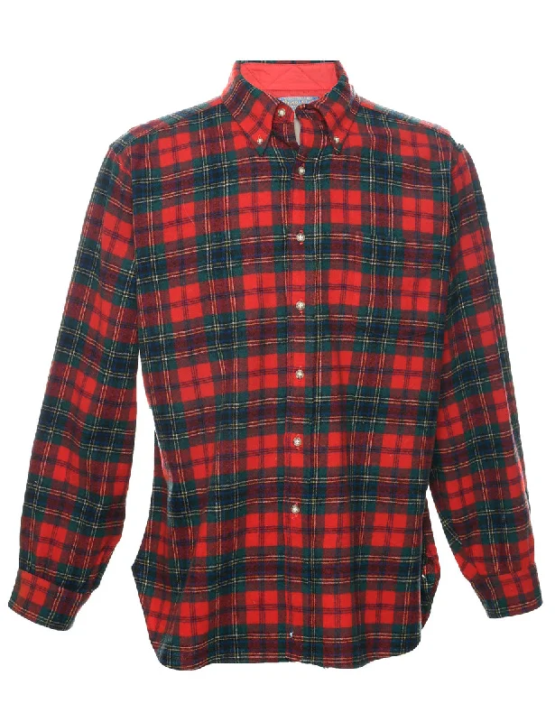 Don't Miss Out Pendleton Plaid Shirt - L