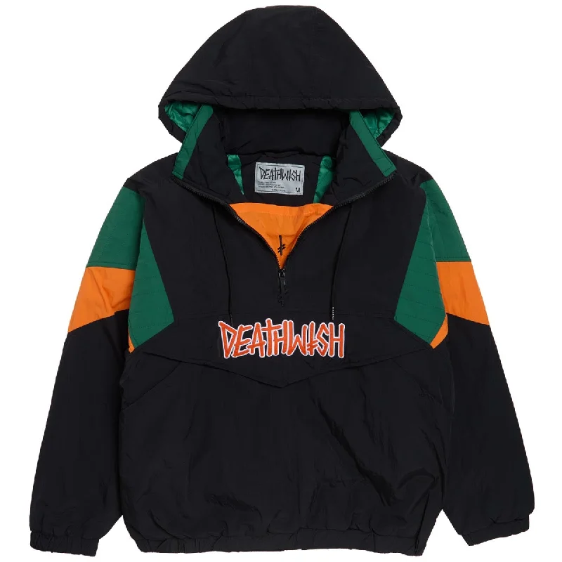 Deathwish Swampy University Pullover Jacket - Black