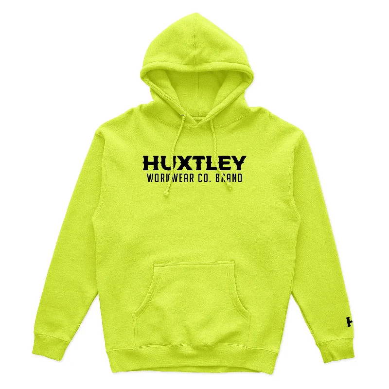 Weekend Savings Bonanza HX-717 Heavyweight Hoodie Hi-Viz Green