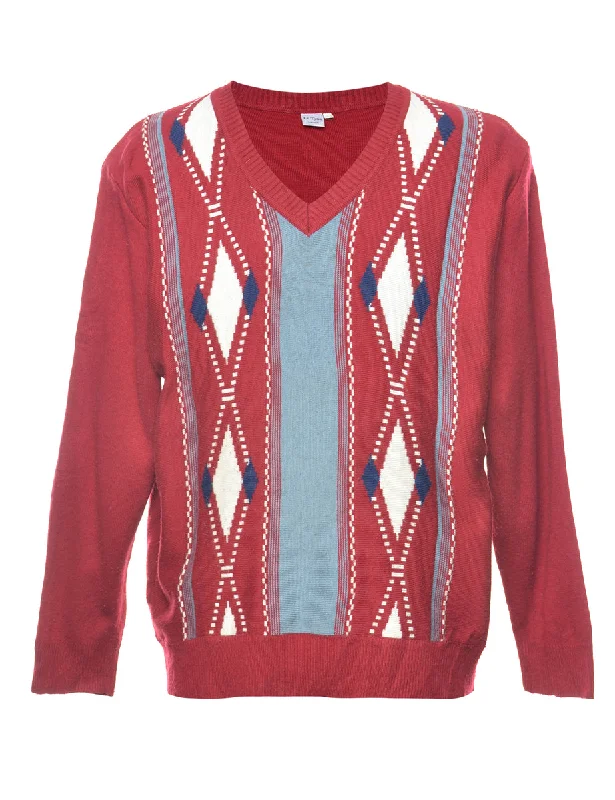 Weekend Savings Fiesta Patterned Jumper - M